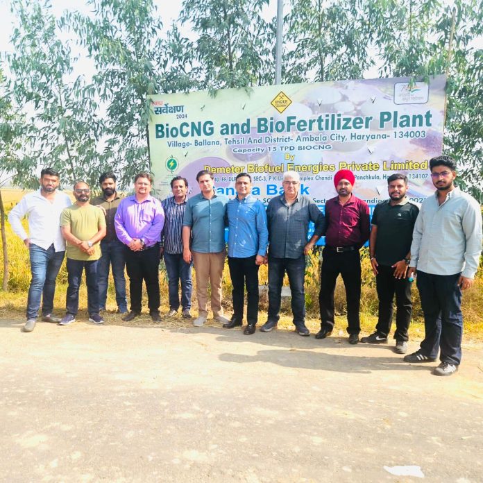 Haryana : Demeter Bio-Fuel Energies organizes groundbreaking ceremony of 15 ton CBG plant in collaboration with CEID Consultants